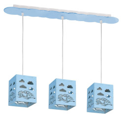 Lampa wisząca RALLY BLUE 3xE27 60W MLP6481