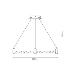 Lampa wisząca ELEGANCE 36W LED ML0996