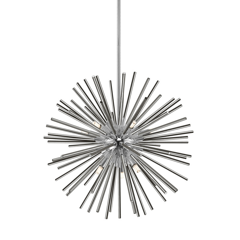 P0491-09F-F4AN URCHIN LAMPA WISZĄCA CHROME