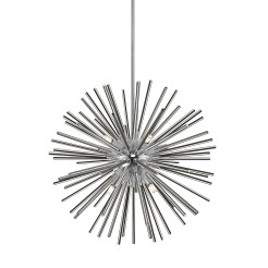 P0491-09F-F4AN URCHIN LAMPA WISZĄCA CHROME