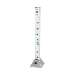 89244  AQUA LAMPA PODŁOGOWA SREBRNA   .