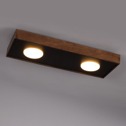 DALIA 2 plafon czarny/bršz 41002