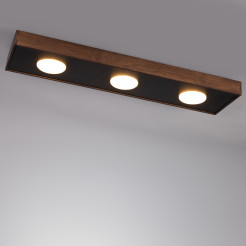 DALIA 3 plafon czarny/bršz 41003