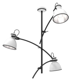 ZUMBA LAMPA WISZĄCA 3X60W E27 BIAŁY+CZARNY 33-72061