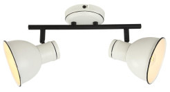 ZUMBA LAMPA SUFITOWA LISTWA 2X40W E14 BIAŁĀY+CZARNY 92-72139