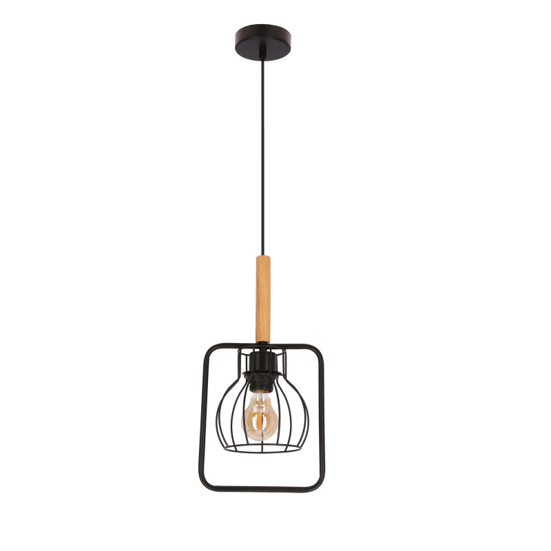 Franita lampa wisząca czarny 1x40W E27 klosz czarny 31-31990