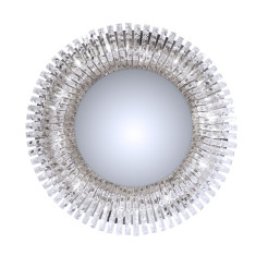 MARANGA lampa sufitowa plafon chromowy 10x10W E14 kryształy bezbarwne 18-33338