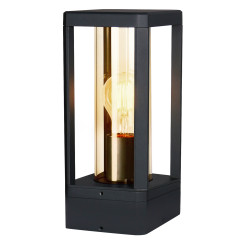 Cissus lampa ogrodowa stojąca 12x24cm czarny 1x60W E27 IP54 51-32454