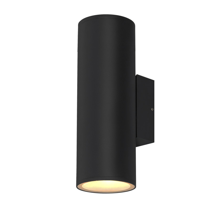 Primula lampa ogrodowa elewacyjna tuba 14,5x31cm czarny 2x60W E27 PAR30 IP65 22-32348