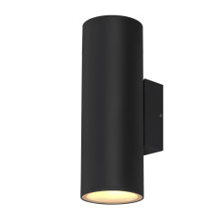 Primula lampa ogrodowa elewacyjna tuba 14,5x31cm czarny 2x60W E27 PAR30 IP65 22-32348