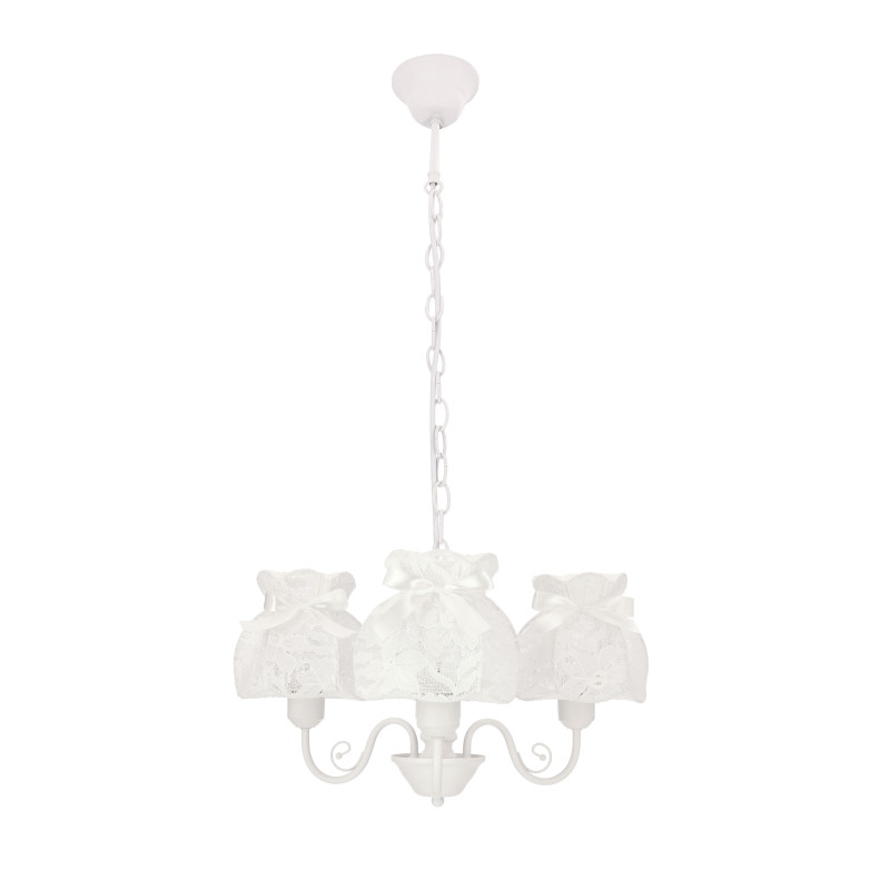 ROSSINI lampa wisząca biały 3x40W E27 abażur biały 33-36889