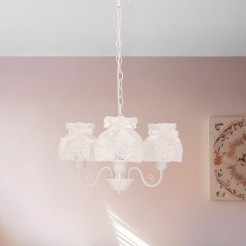 ROSSINI lampa wisząca biały 3x40W E27 abażur biały 33-36889