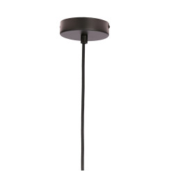 MOLDO lampa wisząca czarny 1x40W E27 klosz dymiony 31-35080
