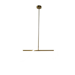 SUPREME lampa wiszaca 100cm złoty 22W LED 3000K biały 31-35615