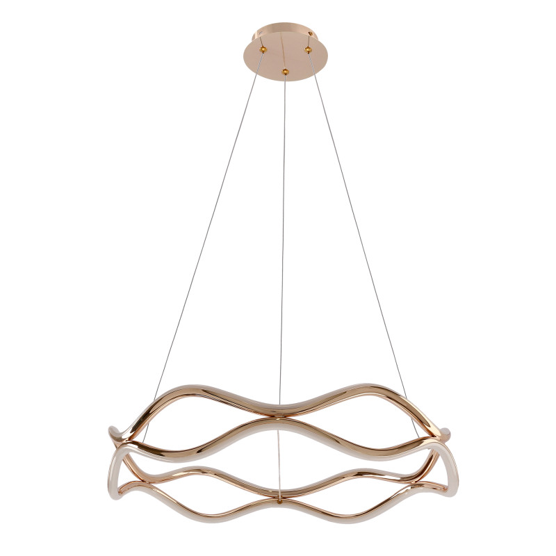 VAVE lampa wisząca patynowy 28W LED 3000K maskownica biała ŚREDNICA 50CM 34-35653