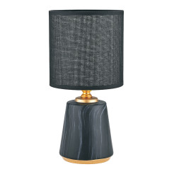 HS8605-BL LAMPA STOŁOWA CZARNY/ZŁOTY