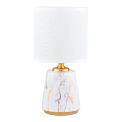 HS8605-WH LAMPA STOŁOWA BIAŁY/ZŁOTY