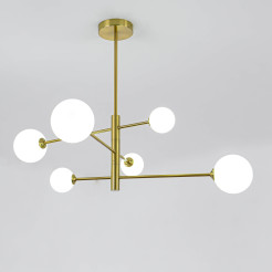 Lampa wisząca złota 6xG9 LP-002/6P