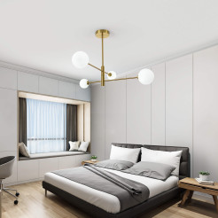 Lampa wisząca złota 4xG9 LP-002/4P