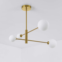 Lampa wisząca złota 4xG9 LP-002/4P