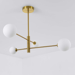 Lampa wisząca złota 4xG9 LP-002/4P