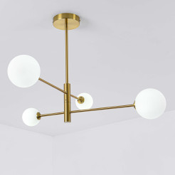 Lampa wisząca złota 4xG9 LP-002/4P