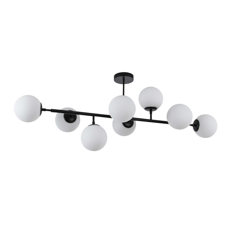 Lampa wisząca czarna 8xE14 LP-002/8P BK