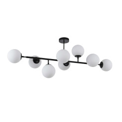 Lampa wisząca czarna 8xE14 LP-002/8P BK