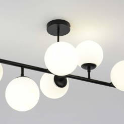 Lampa wisząca czarna 8xE14 LP-002/8P BK