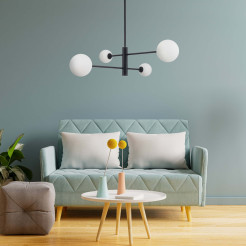 Lampa wisząca czarna 4xG9 LP-002/4P BK