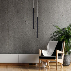Lampa wisząca 1 czarna 1xG9 LP-894/1P BK
