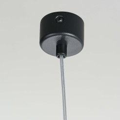 Lampa wisząca 1 czarna 1xG9 LP-894/1P BK