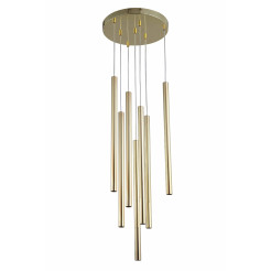 Lampa wisząca 7 złota 7xG9 LP-894/7P GD