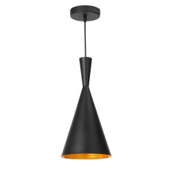 Lampa wisząca czarna 1xE27 LP-42011/1P CZARNY
