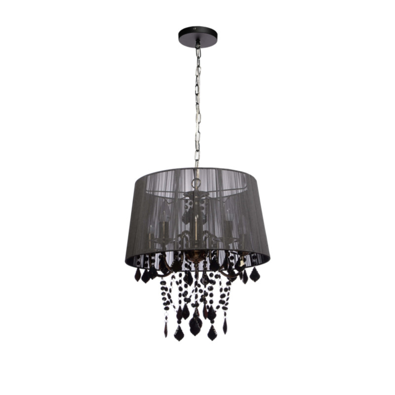 Lampa wisząca czarna 3xE14 LP-5005/3P czarna