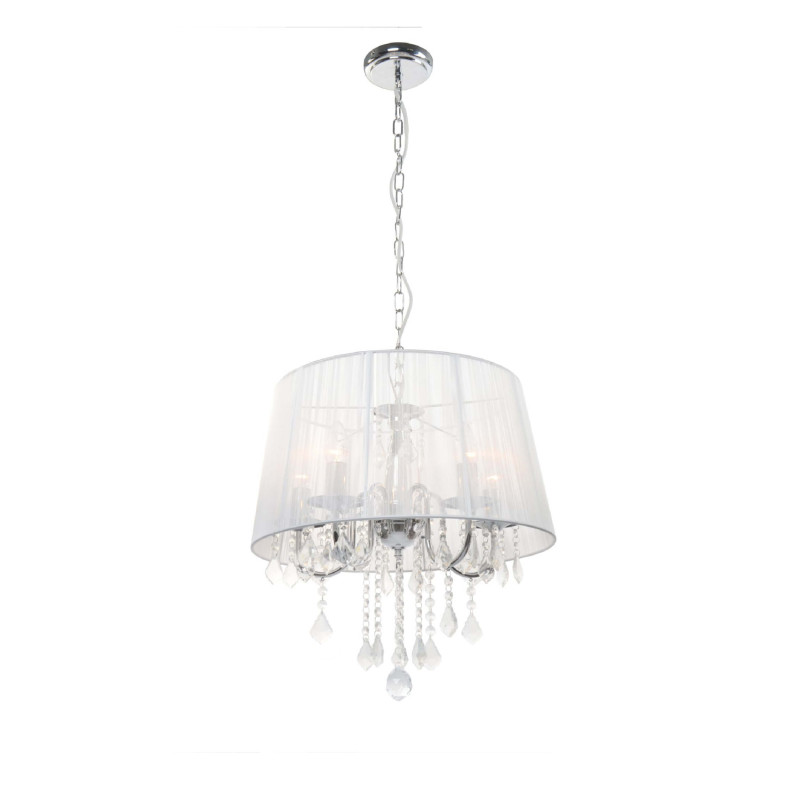 Lampa wisząca srebrna 5xE14 LP-5005/5P srebrna