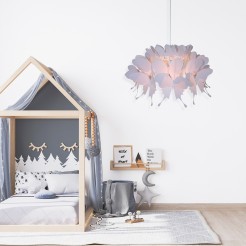 Lampa wisząca różowa 1xE27 LP-MD088-3439A/1P RÓŻOWY