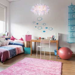 Lampa wisząca różowa 1xE27 LP-MD088-3439A/1P RÓŻOWY