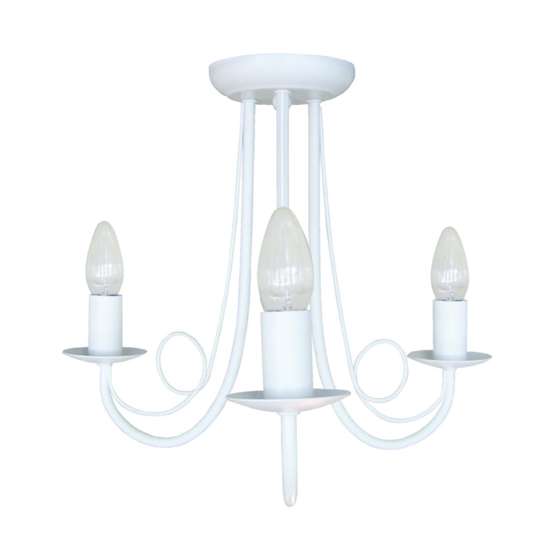Lampa wisząca biała 5xE14 LP-020/5P white