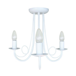 Lampa wisząca biała 5xE14 LP-020/5P white