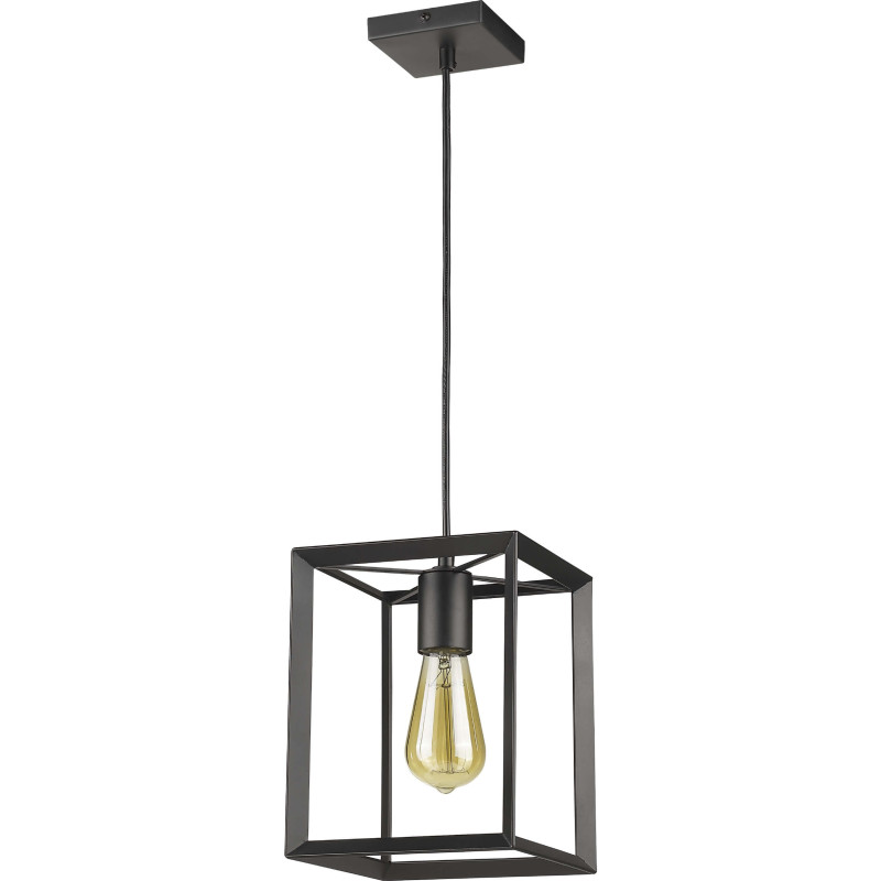 Lampa wisząca czarna 1xE27 LP-4146/1P-BL