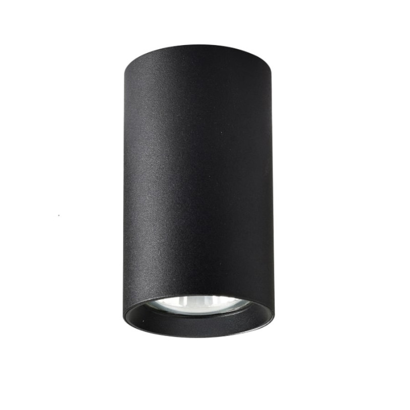 Tuba natynkowa 13 cm czarna 1xGU10 LP-232/1D - 130 czarne