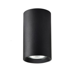Tuba natynkowa 13 cm czarna 1xGU10 LP-232/1D - 130 czarne
