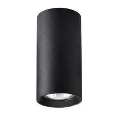 Tuba natynkowa 17 cm czarna 1xGU10 LP-232/1D - 170 czarne