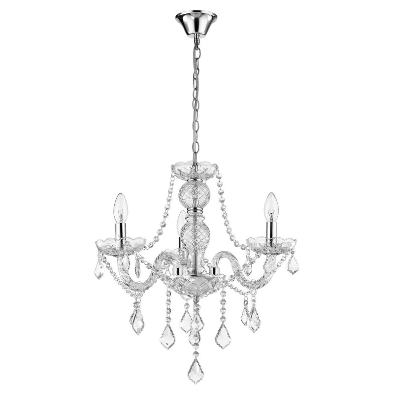 Lampa wisząca srebrna 3xE14 LP-2940/3P