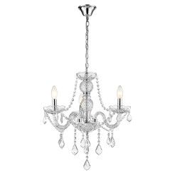 Lampa wisząca srebrna 3xE14 LP-2940/3P