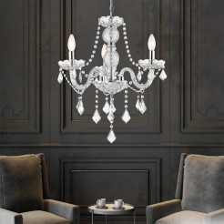 Lampa wisząca srebrna 3xE14 LP-2940/3P