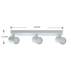 Spot 3 biały 3xGU10 LP-731/3W WH
