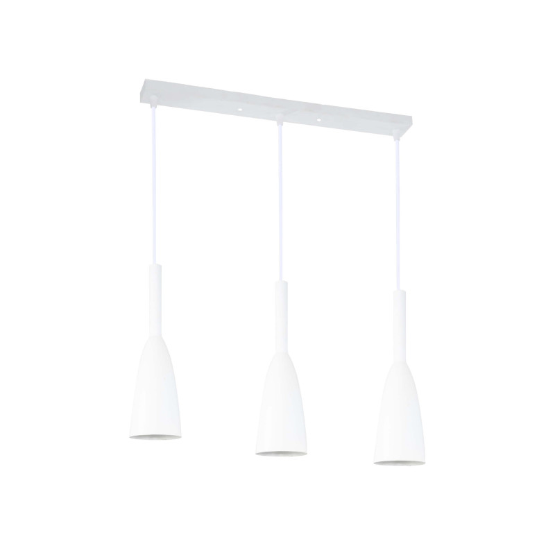 Lampa wisząca 3 biała 3xE27 LP-181/3L WH