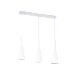 Lampa wisząca 3 biała 3xE27 LP-181/3L WH